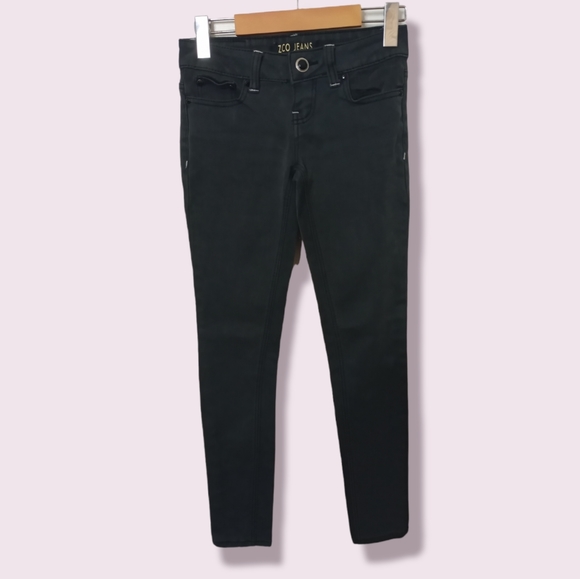 Black/Dark Gray ZCO Jeans Sz 1 - Picture 1 of 6